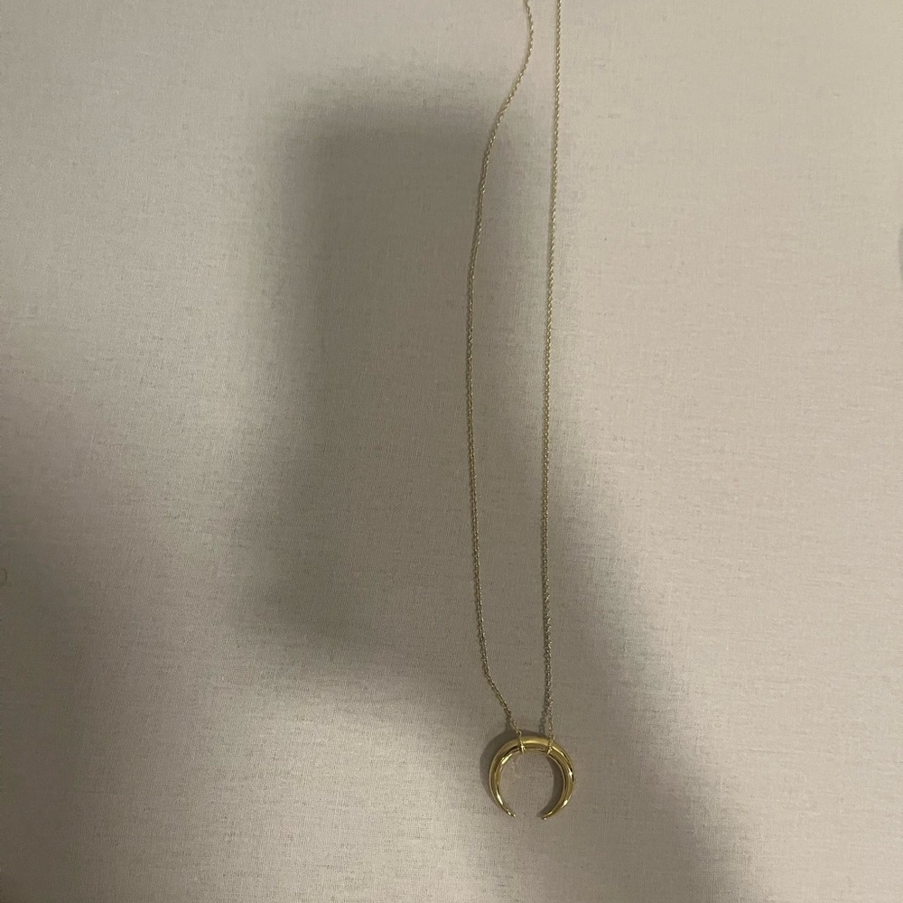 Gorjana Gold Crescent Necklace